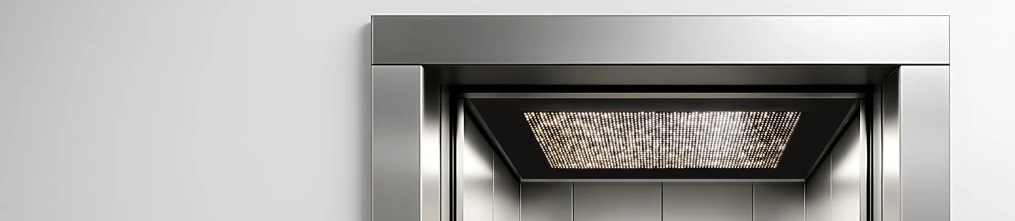 Mini LED Custom Pattern ceiling treatment inside an Alto cabin