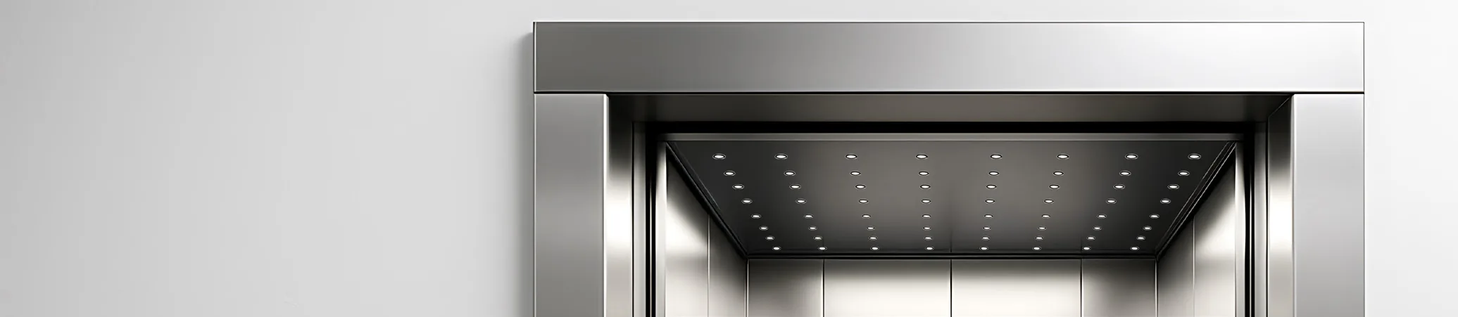 Grid Mini Downlights ceiling treatment inside an Alto cabin